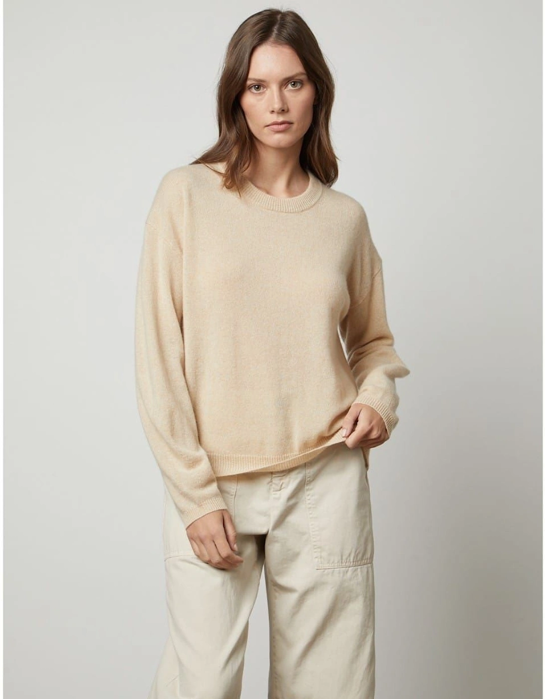 Regular Fit Crew Neck Long Sleeve Sweater