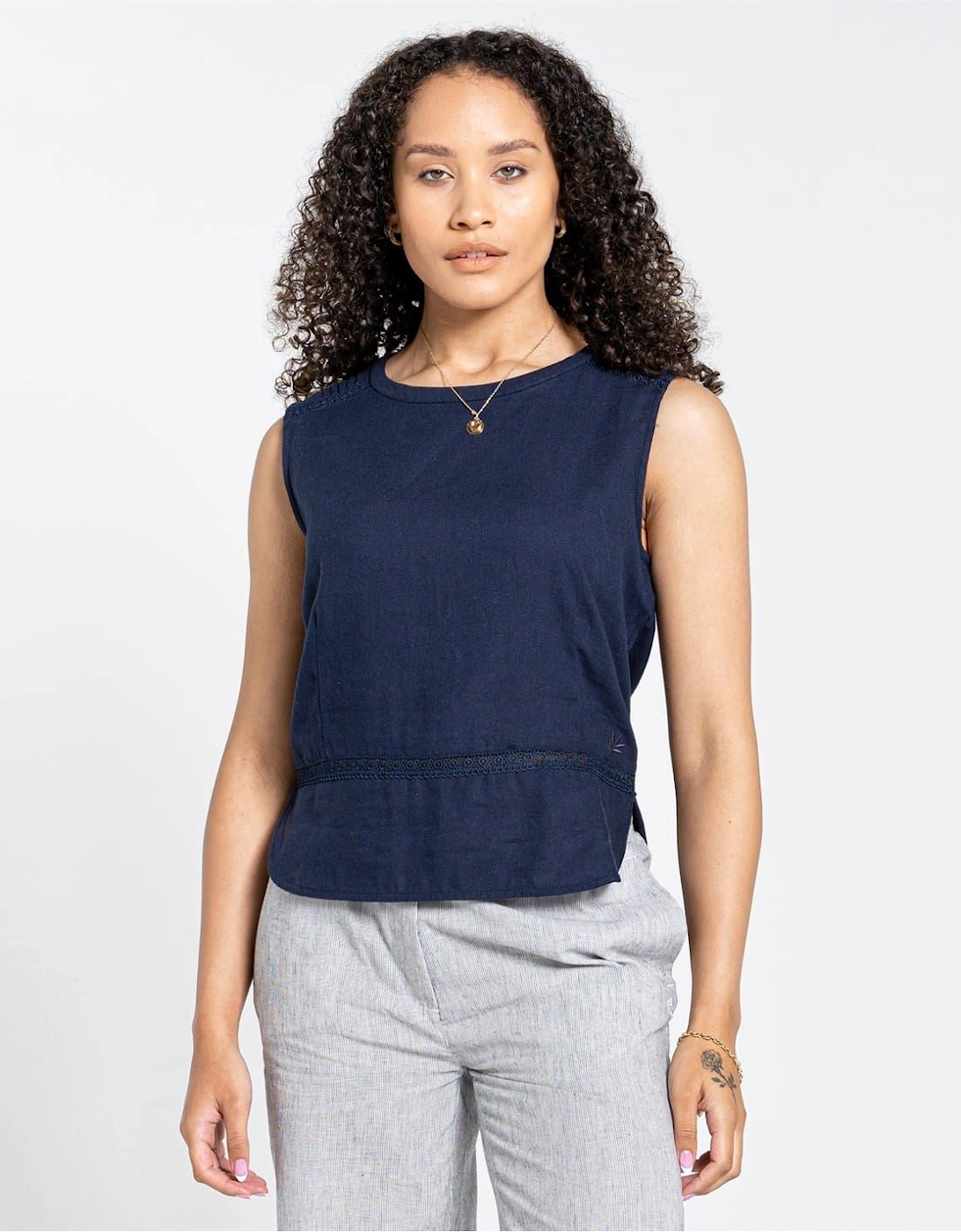 Bonita Lace Detail Regular Fit Vest