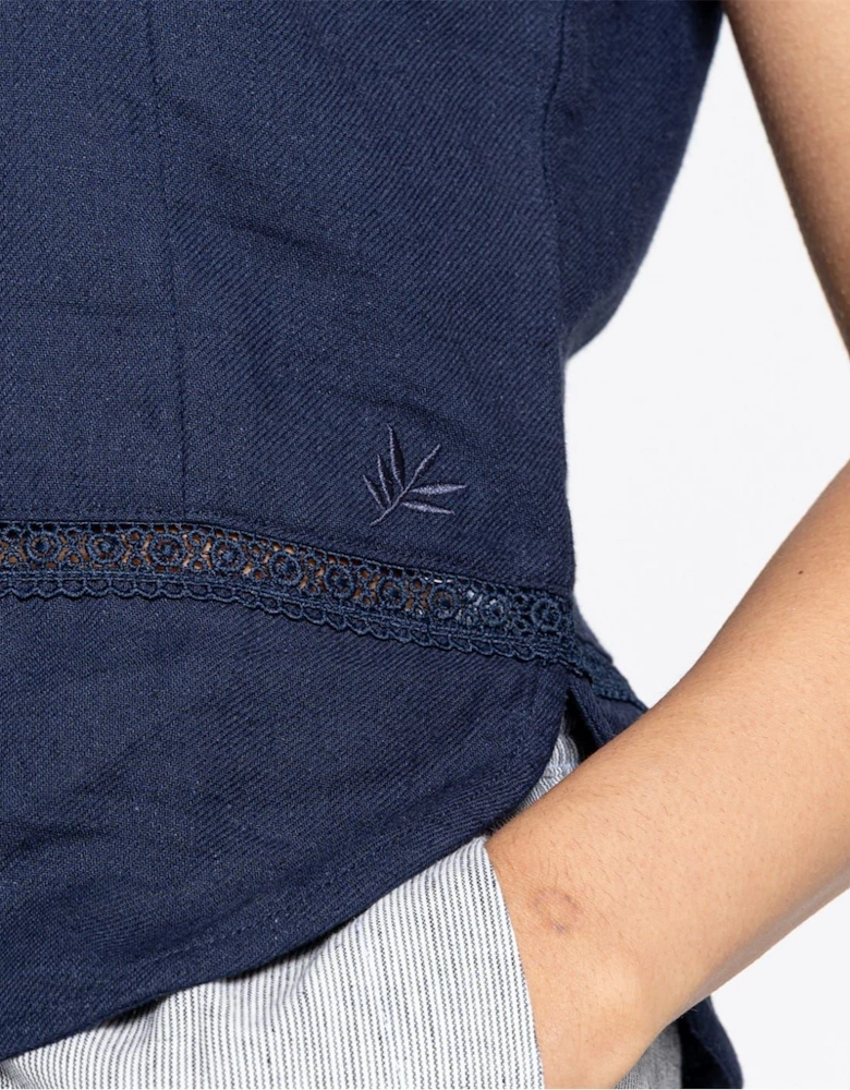 Bonita Lace Detail Regular Fit Vest