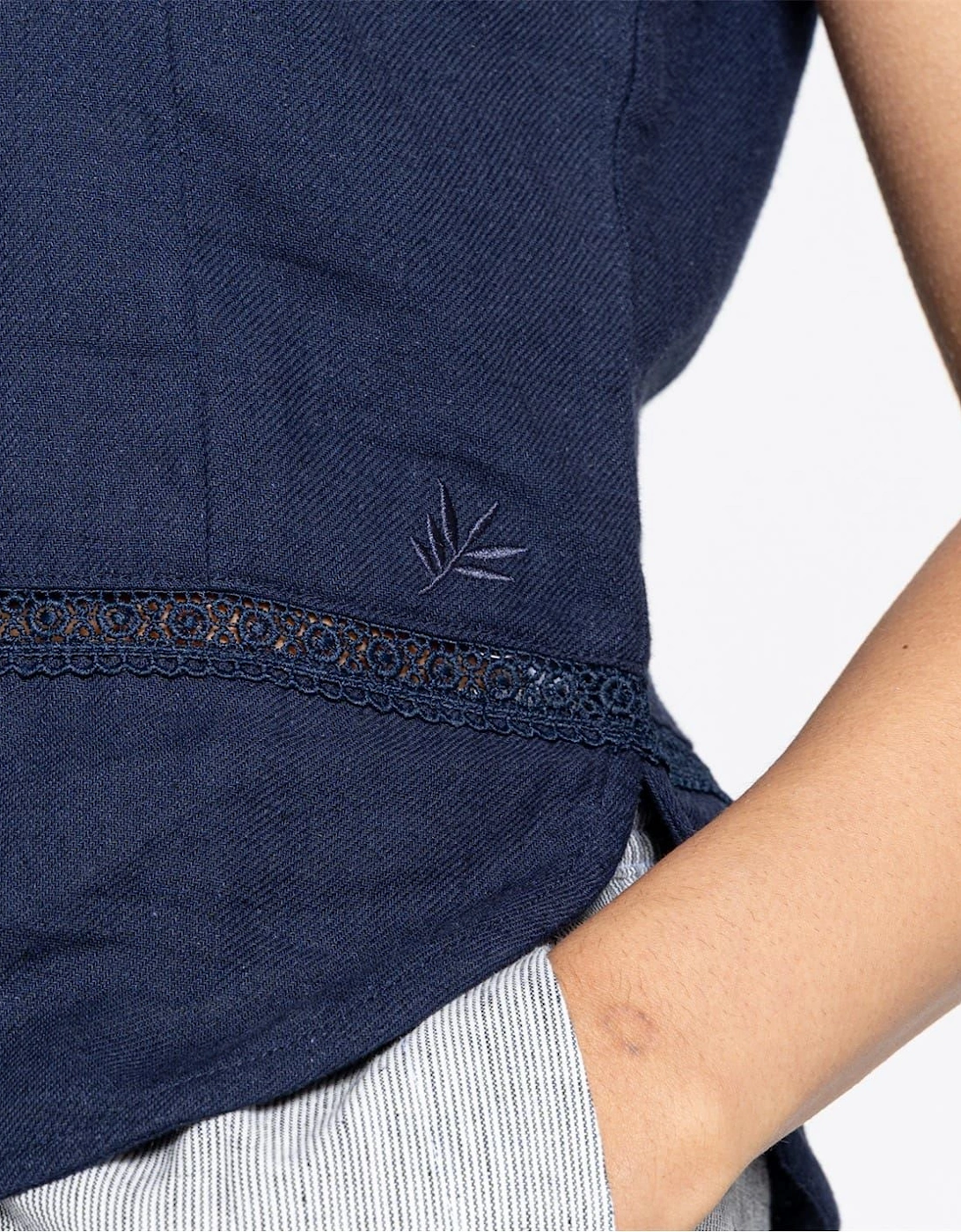 Bonita Lace Detail Regular Fit Vest