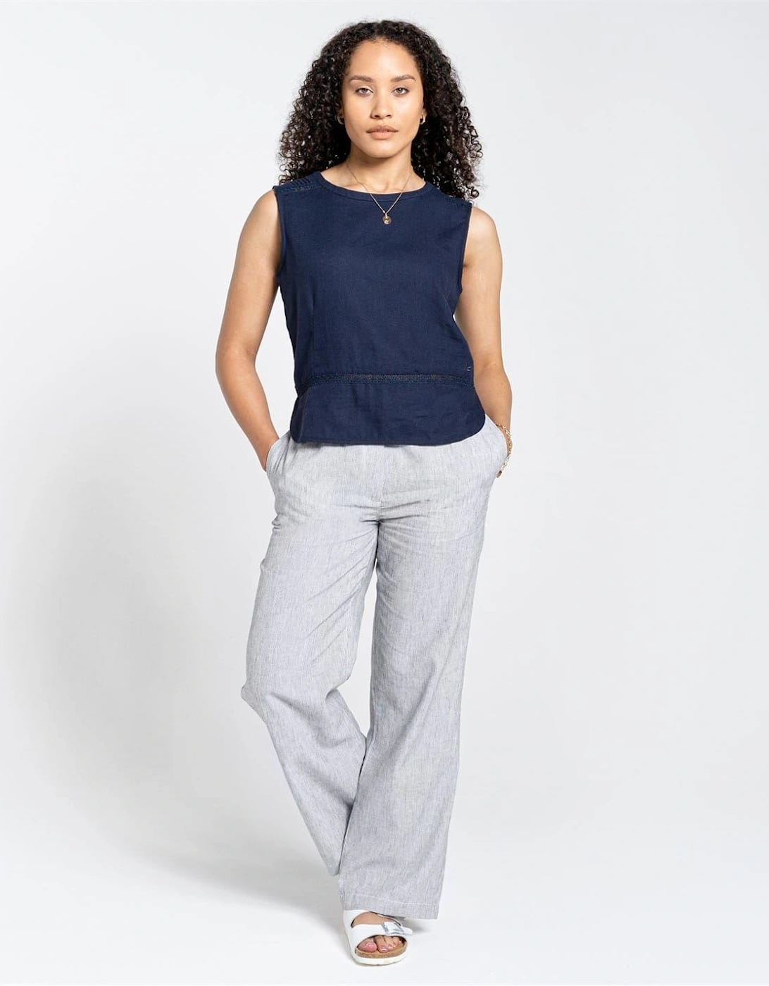 Bonita Lace Detail Regular Fit Vest
