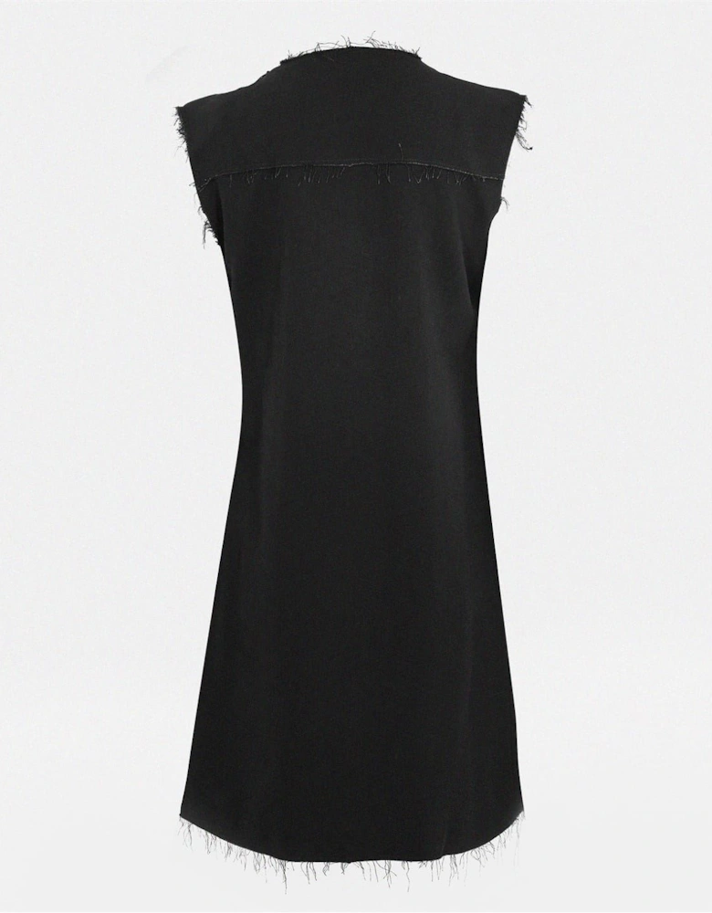Rawcut Sleeveless Maxi Shift Dress