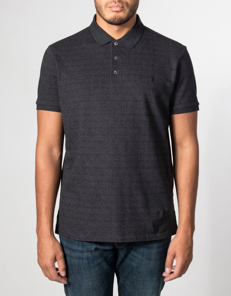 Custom Slim Fit Stretch Mesh Polo Shirt