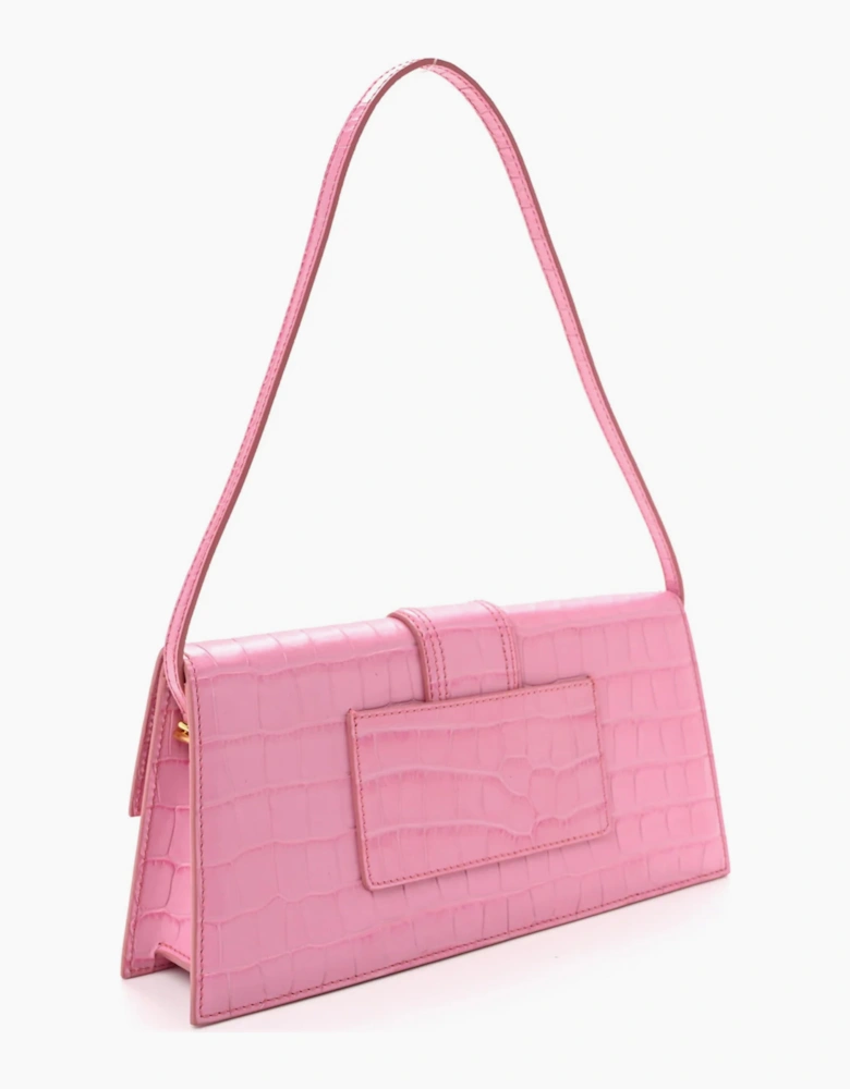 JACQUEMUS LE BAMBINO LONG PINK CROC
