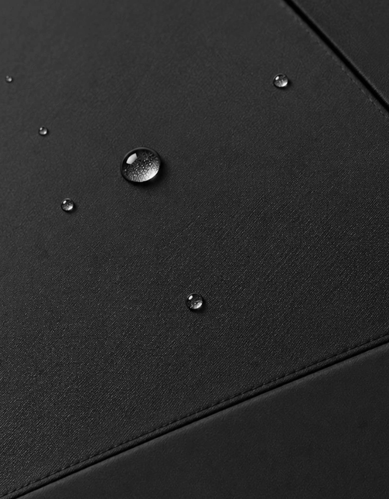 Totes Toasties BRELLA 5 SECTION FLAT Unisex Adults Umbrella Black