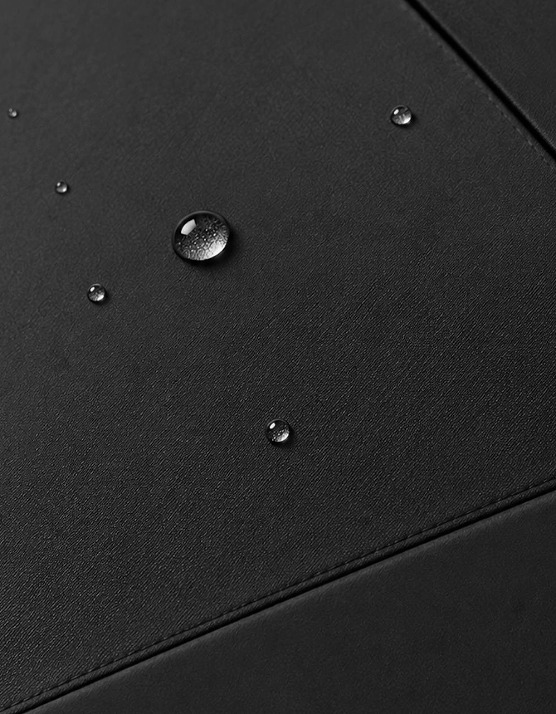 Totes Toasties BRELLA 5 SECTION FLAT Unisex Adults Umbrella Black