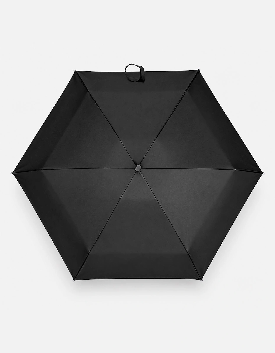 Totes Toasties BRELLA 5 SECTION FLAT Unisex Adults Umbrella Black