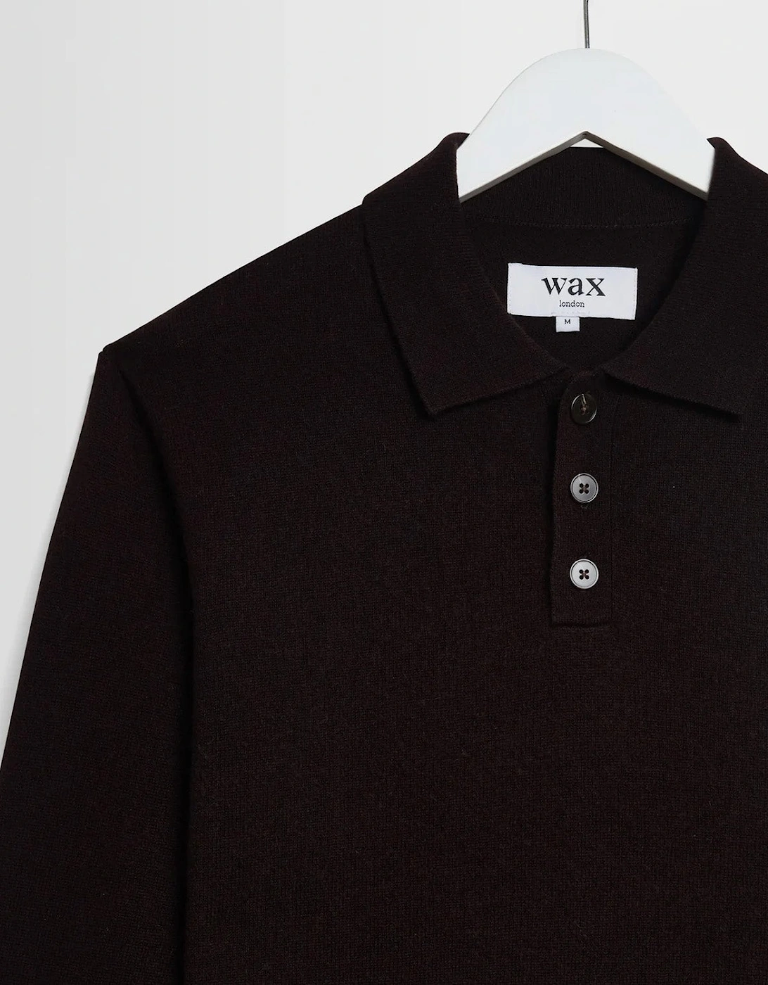 Wax London Lawrie Soft Merino Wool Polo
