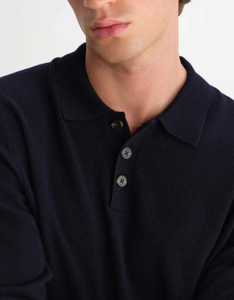 Wax London Lawrie Soft Merino Wool Polo