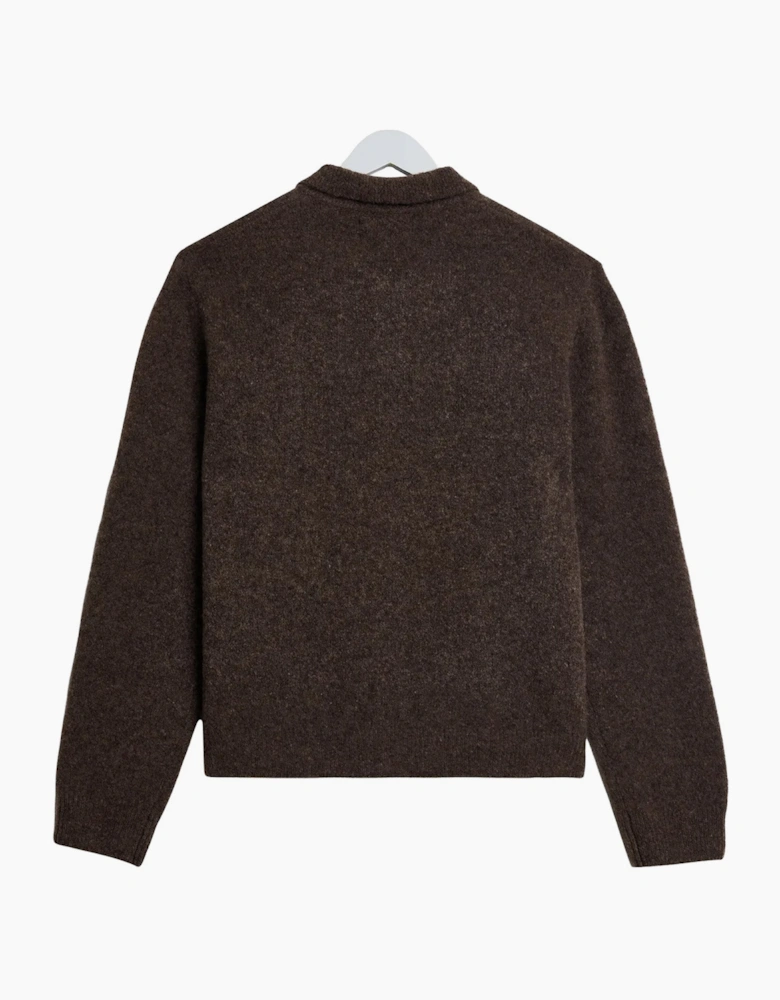Wax London Tristan Fluffy Wool Blend Polo