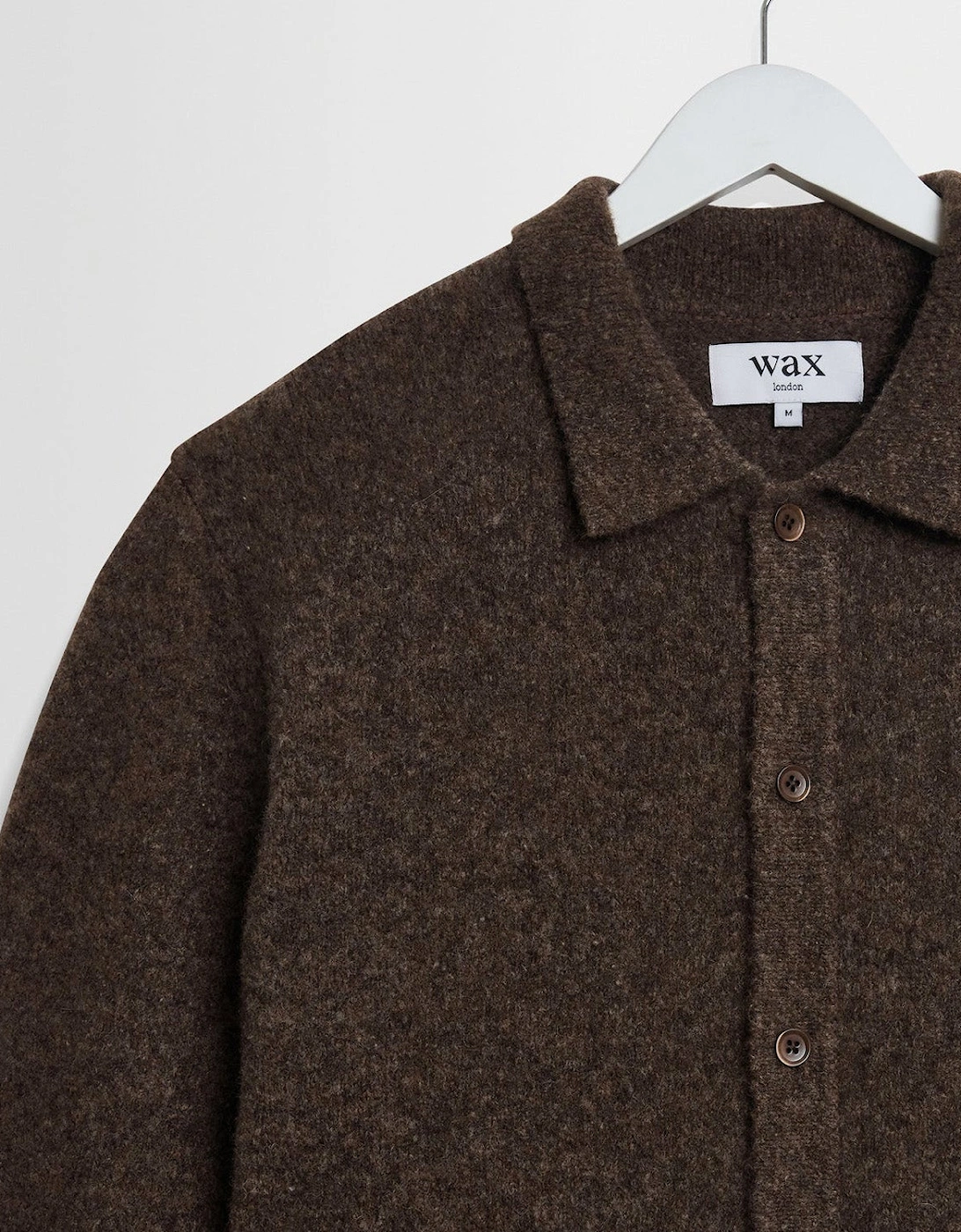 Wax London Tristan Fluffy Wool Blend Polo