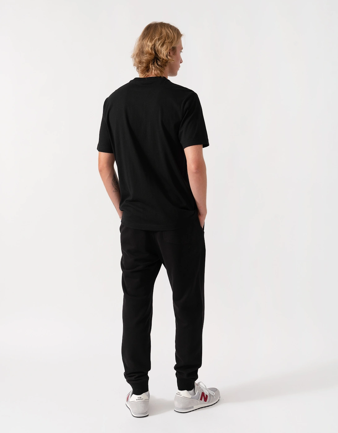 BOSS Green Mens Relaxed-fit T-Shirt in stretch cotton with tonal logo - Black 001