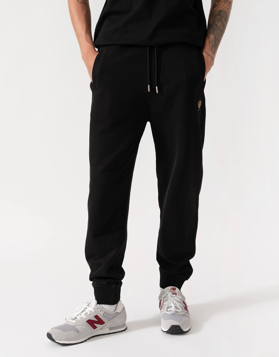 Belstaff Men's Belstaff Mens Logo Sweatpants - Black