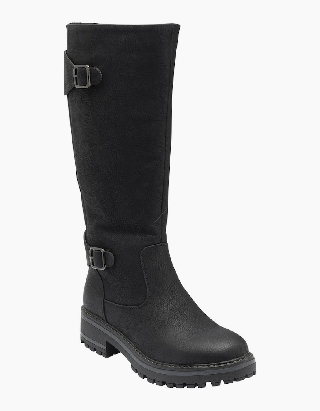Sazerac Womens Wide Fit Knee High Boots