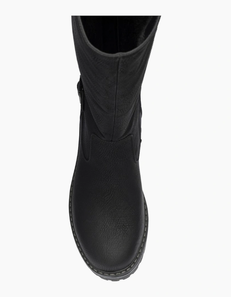 Sazerac Womens Wide Fit Knee High Boots