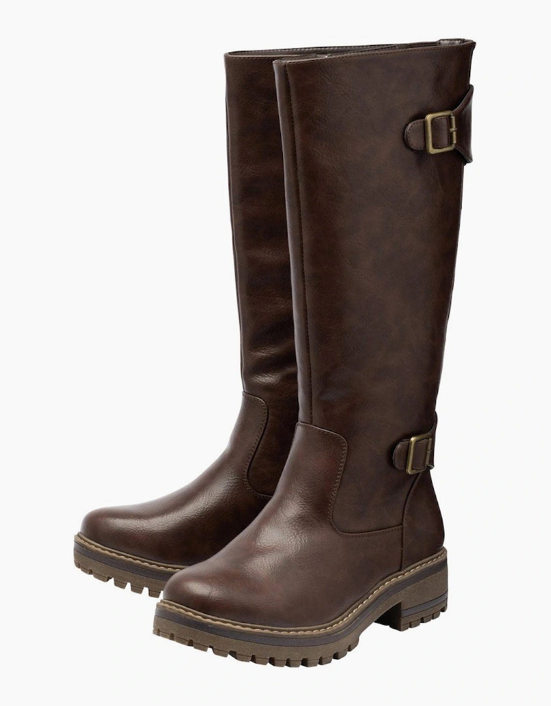 Sazerac Womens Wide Fit Knee High Boots