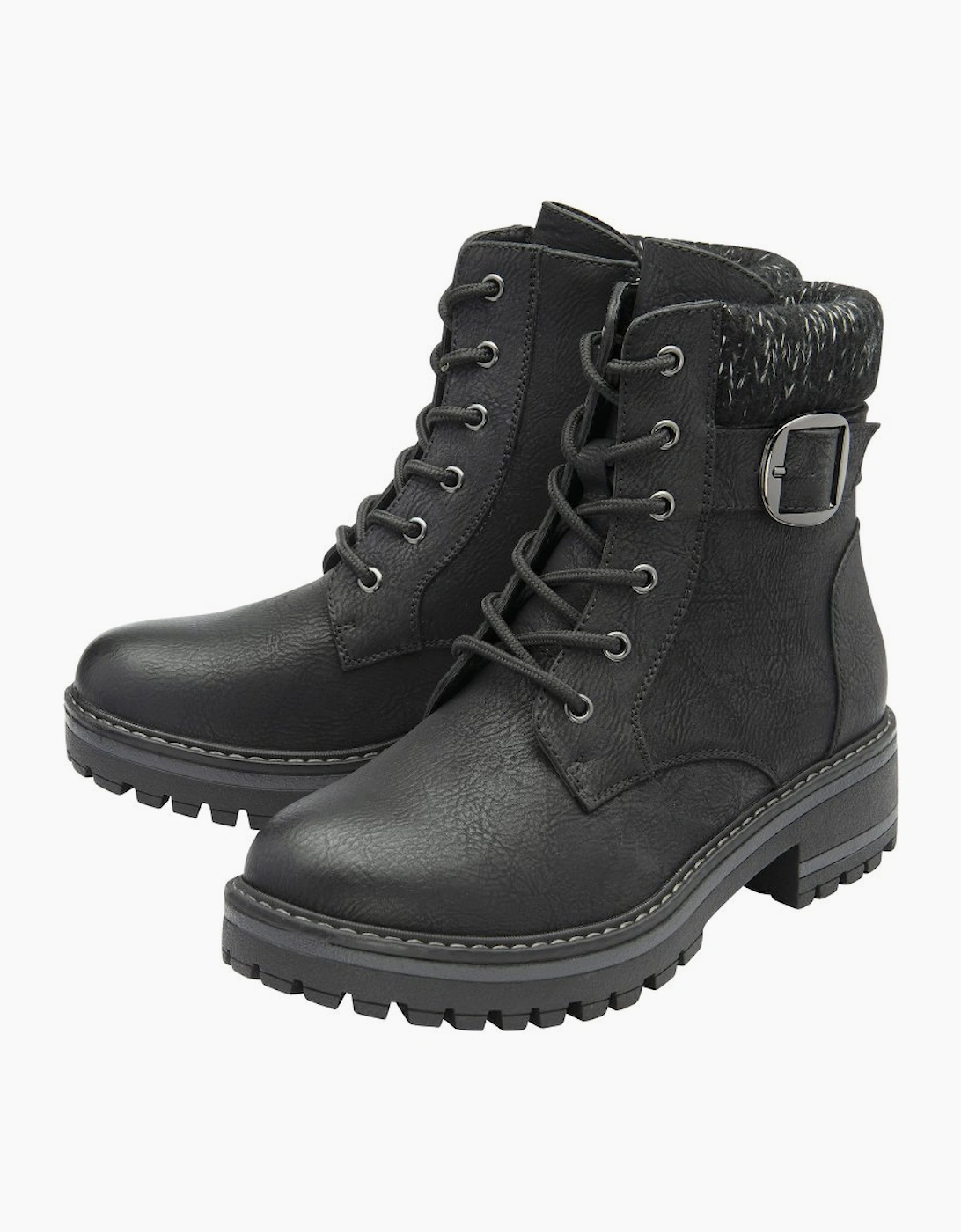 Gretal Womens Wide Fit Ankle Boots