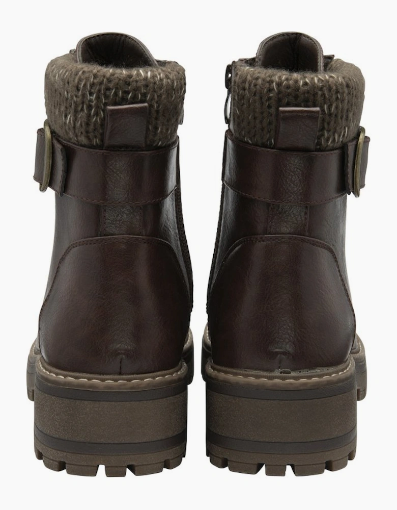 Gretal Womens Wide Fit Ankle Boots