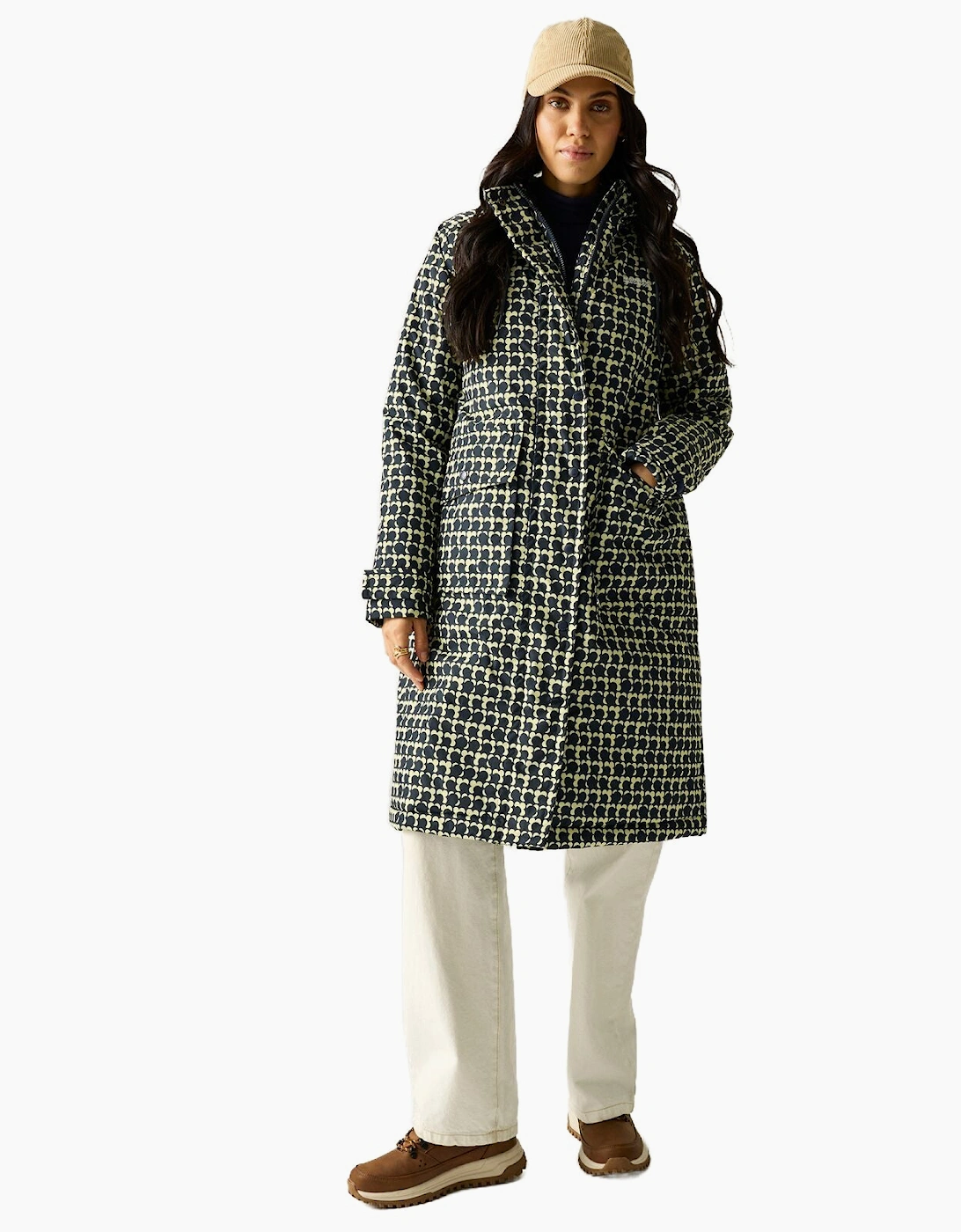 Regatta Womens Orla Kiely Long-Length Waterproof Jacket
