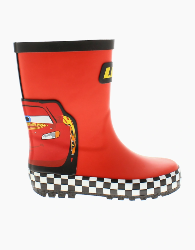 Cars Younger Childrens Wellies Cars Welly red UK Size