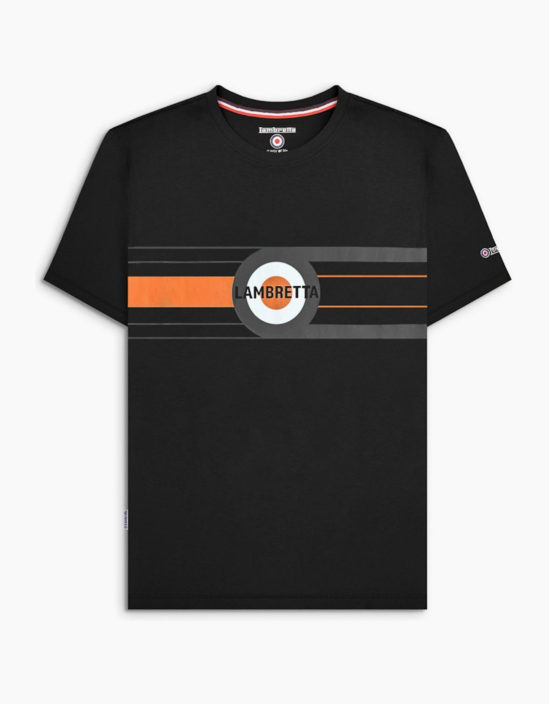 Lambretta Mens Target Band Short Sleeve T-Shirt