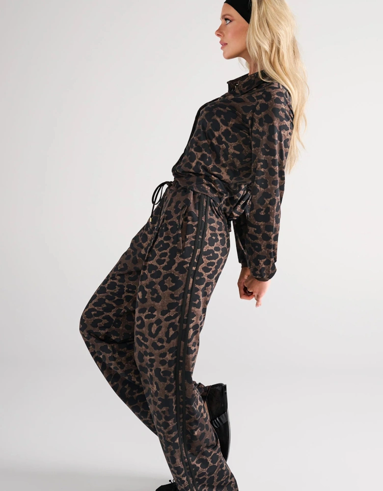Leopard print jumpsuit