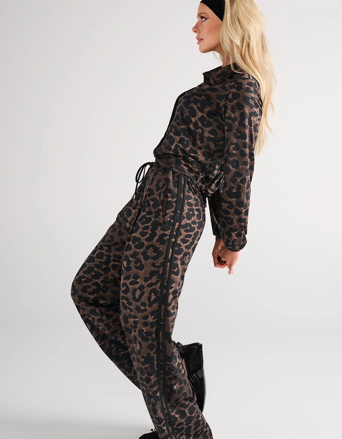 Leopard print jumpsuit