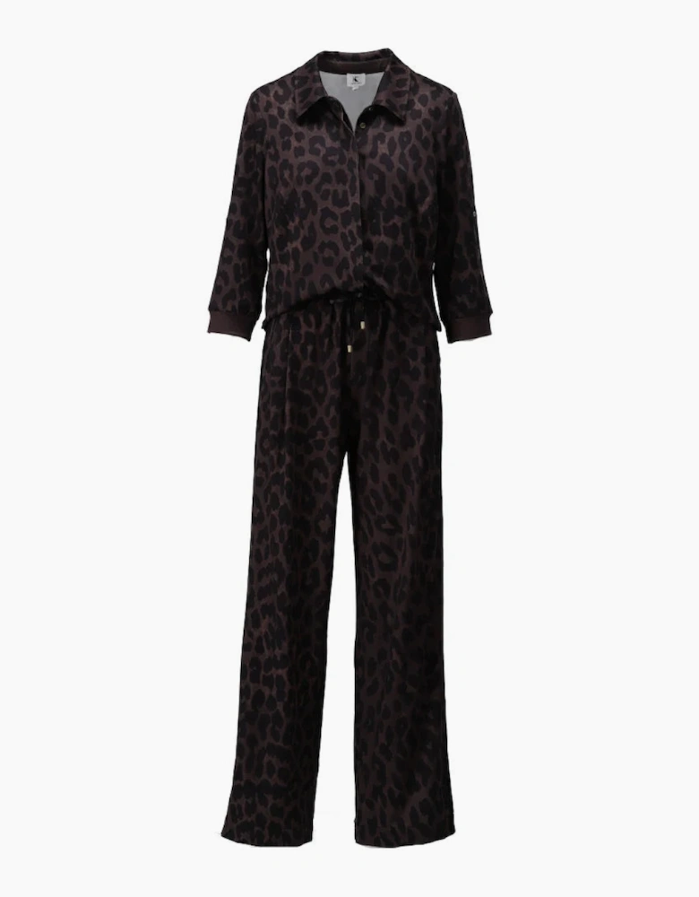 Leopard print jumpsuit