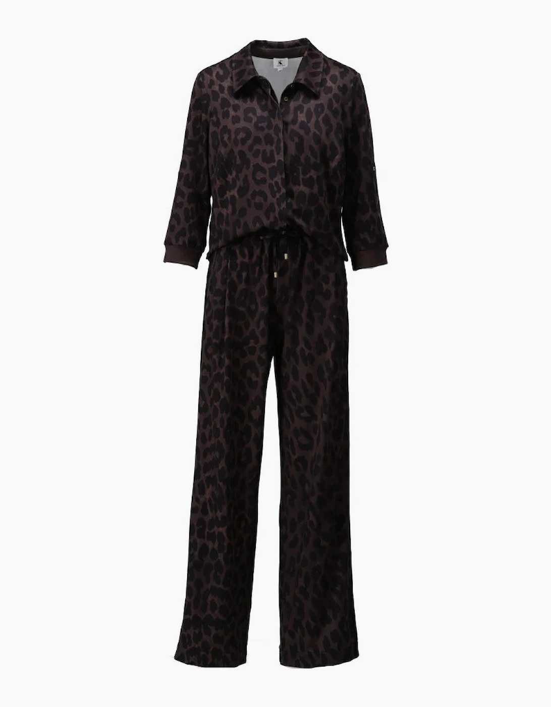 Leopard print jumpsuit