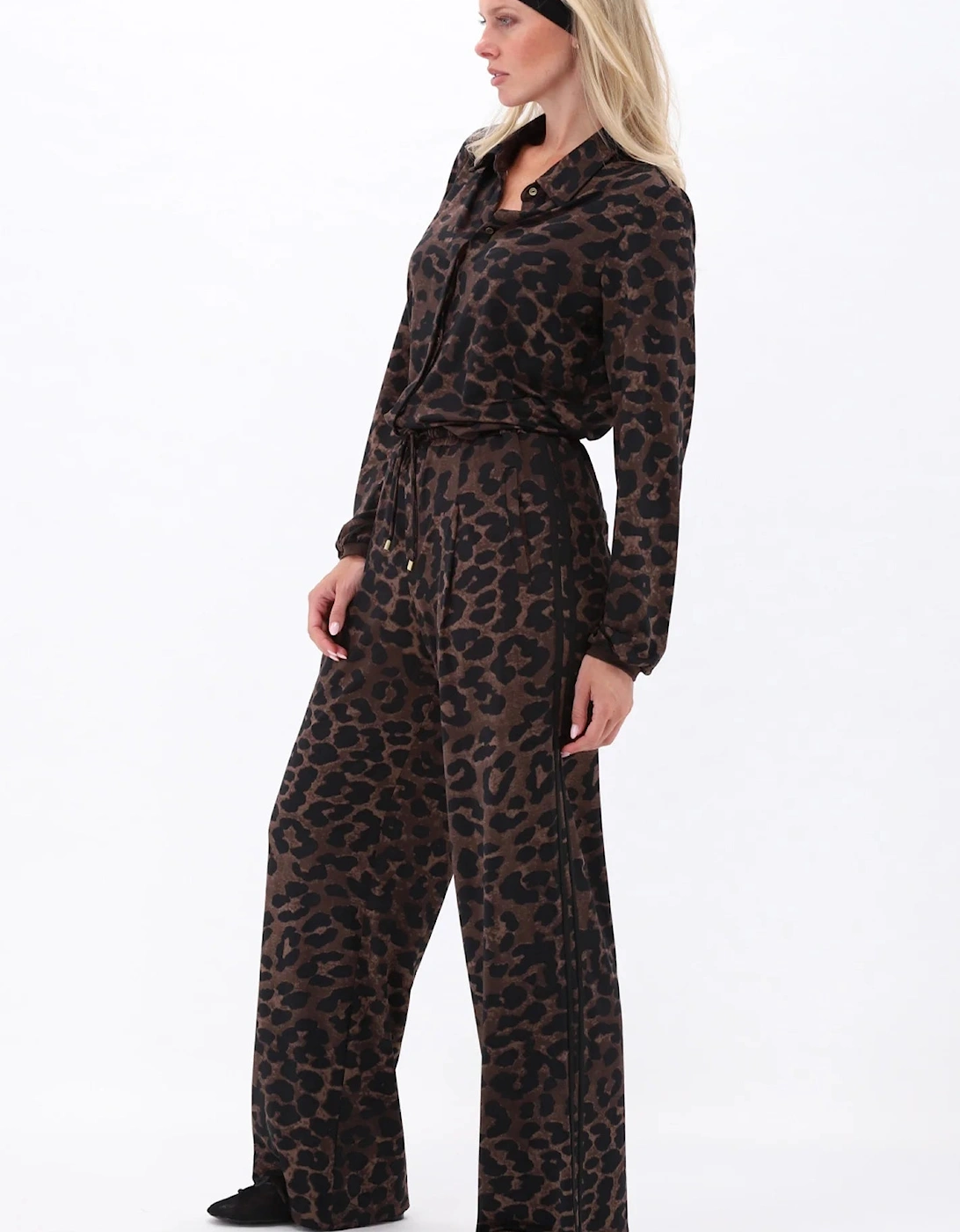 Leopard print jumpsuit