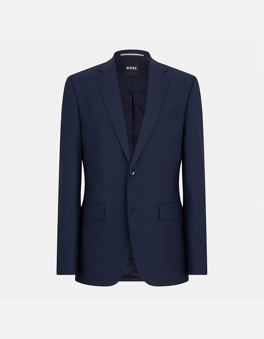 Jeckson Solid Patterned Lapel Collared Blazer