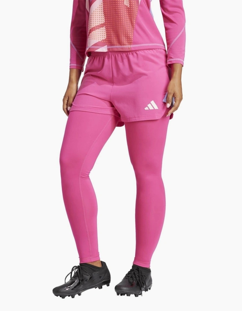 Stitched Fitted Cuff Solid Patterned Leggings