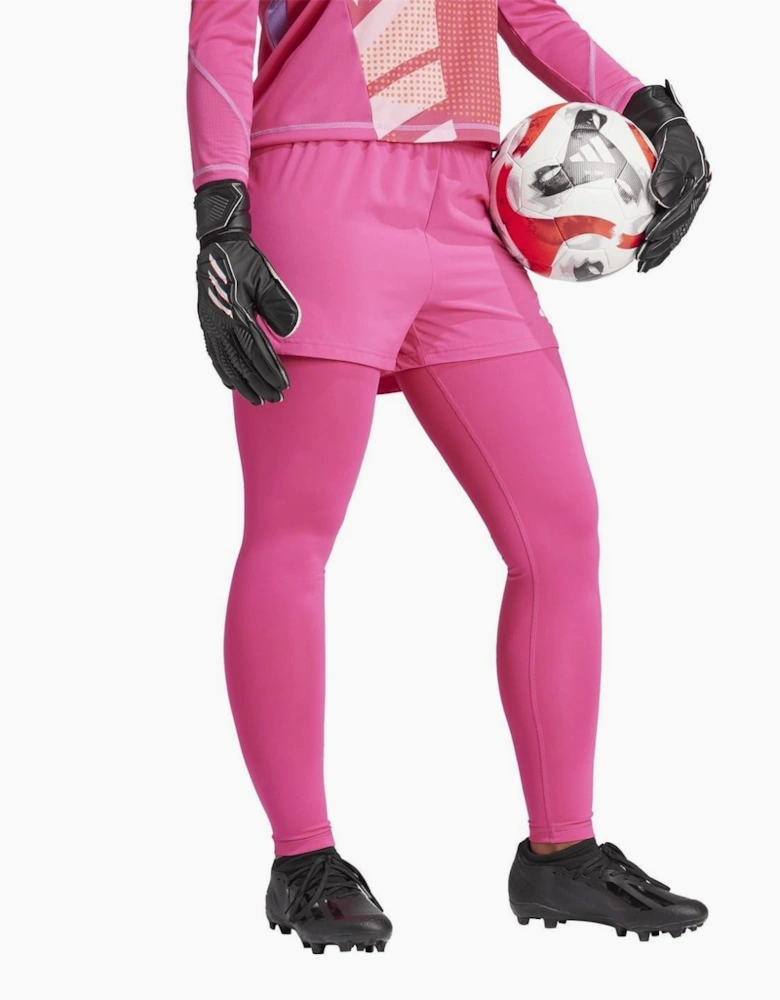 Stitched Fitted Cuff Solid Patterned Leggings