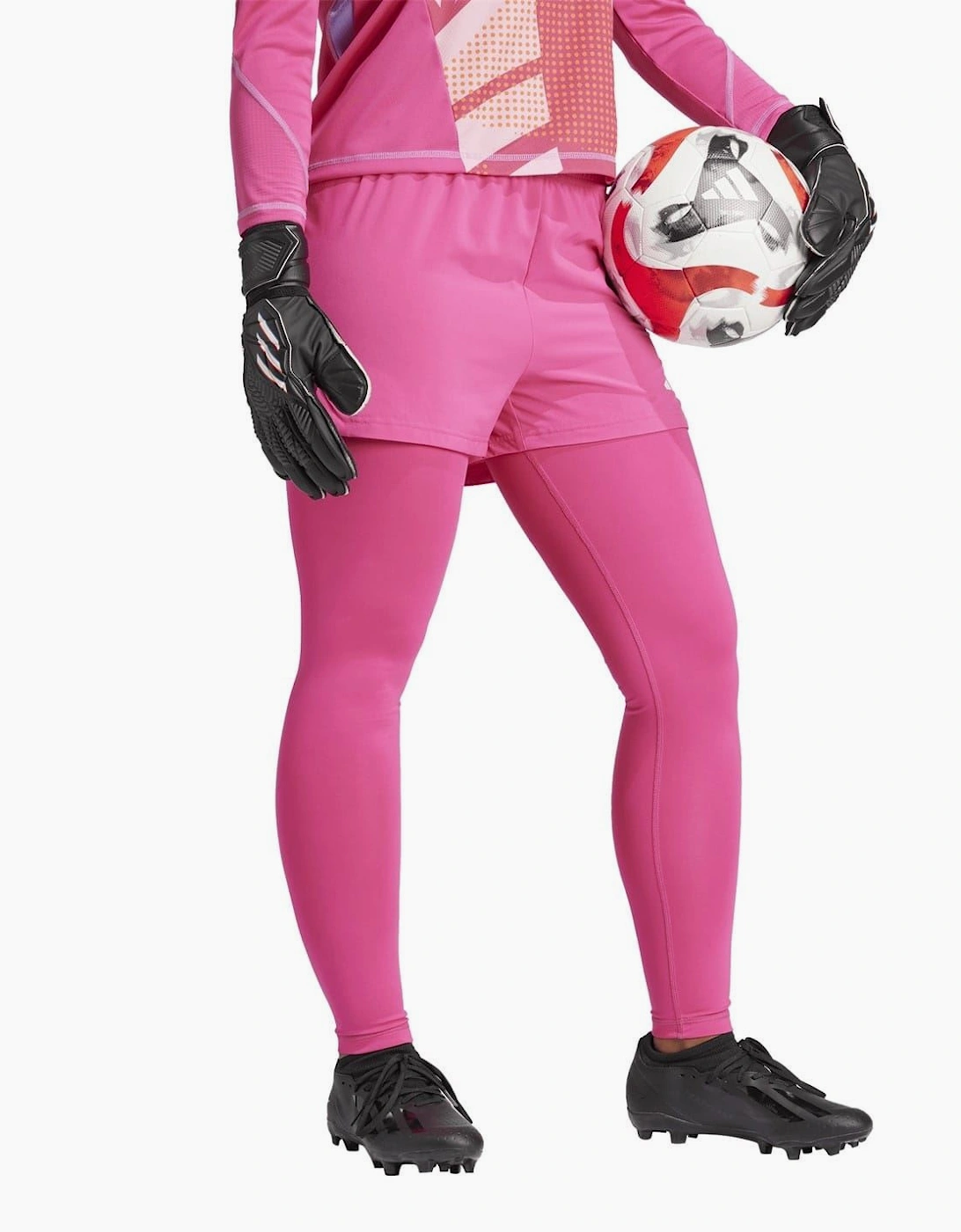 Stitched Fitted Cuff Solid Patterned Leggings