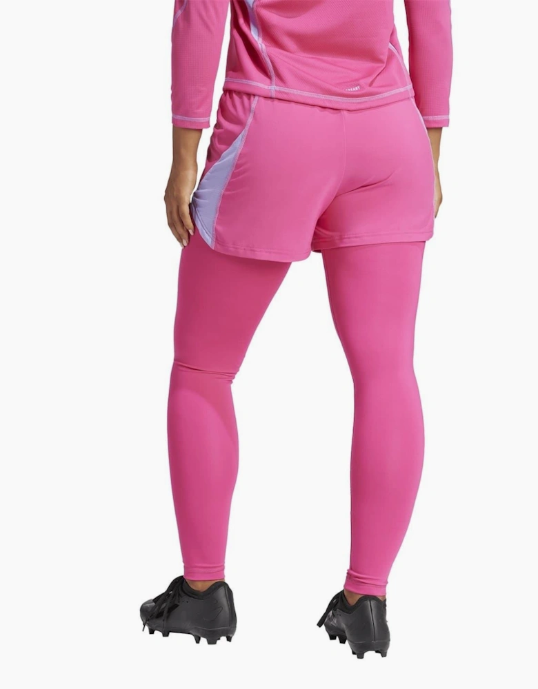 Stitched Fitted Cuff Solid Patterned Leggings