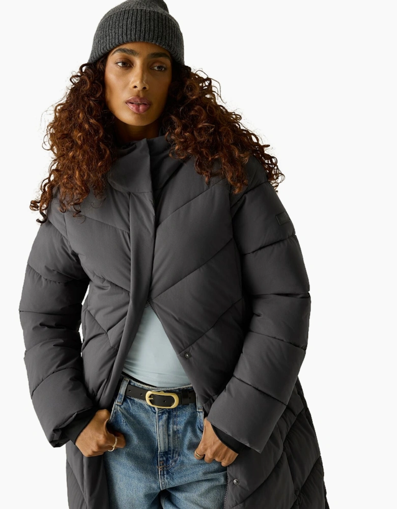 Regatta Womens Eloria Long-Length Quilted Jacket