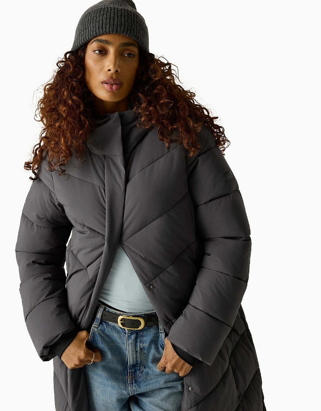 Regatta Womens Eloria Long-Length Quilted Jacket