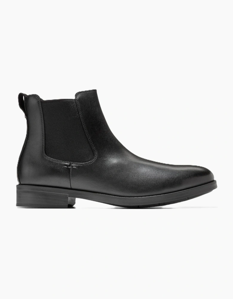 Cole Haan Newmark Grand Leather Men's Black Chelsea Boots