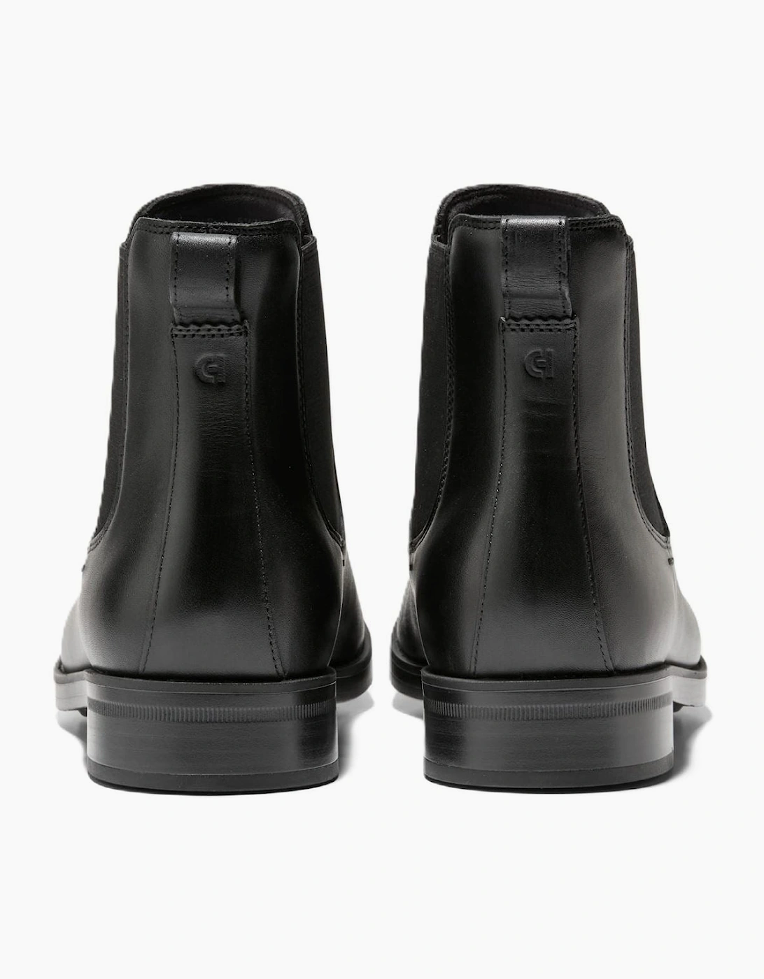 Cole Haan Newmark Grand Leather Men's Black Chelsea Boots