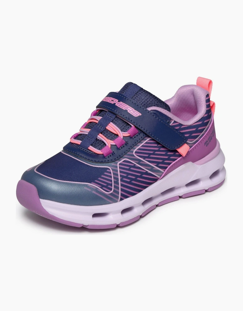 Skechers Glide-Step + Sprint Lines Girl's Navy/Multi Trainers