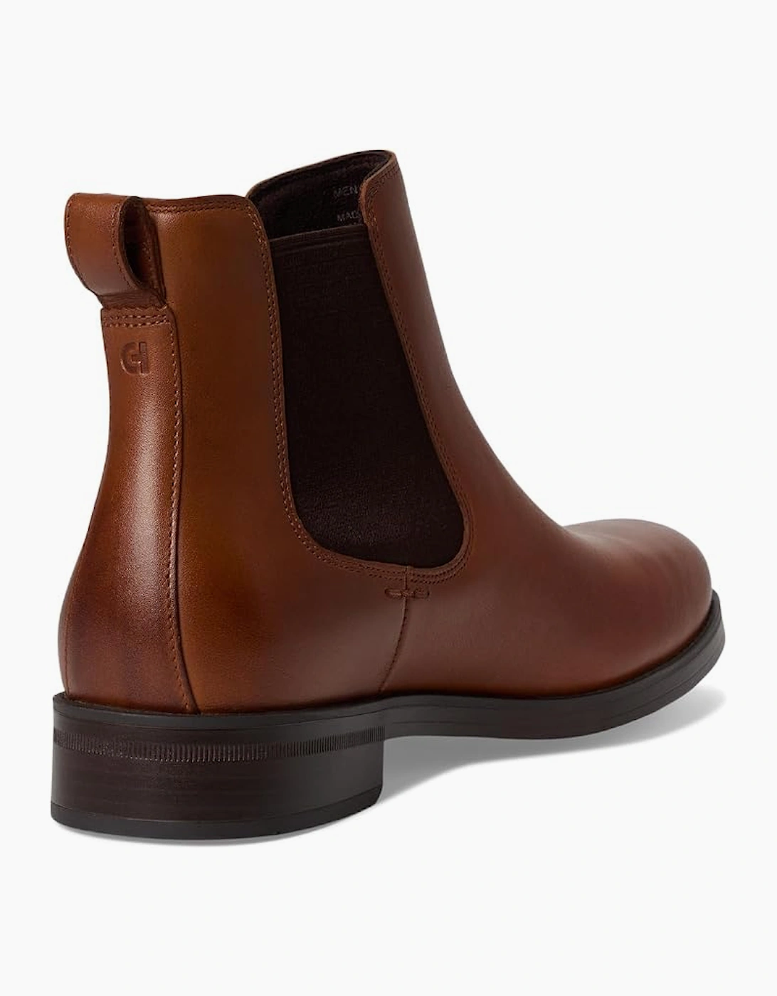Cole Haan Newmark Grand British Tan Leather Men's Brown Chelsea Boots