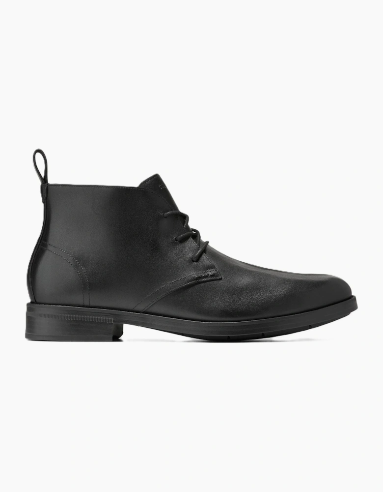 Cole Haan Newmark Grand Flexcraft Leather Men's Black Chukka Boots