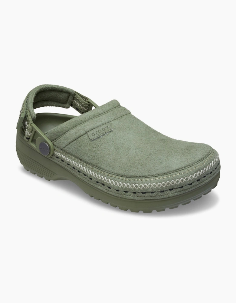 Crocs Classic Crafted Stitch Textile Blend Women's Cargo Clogs