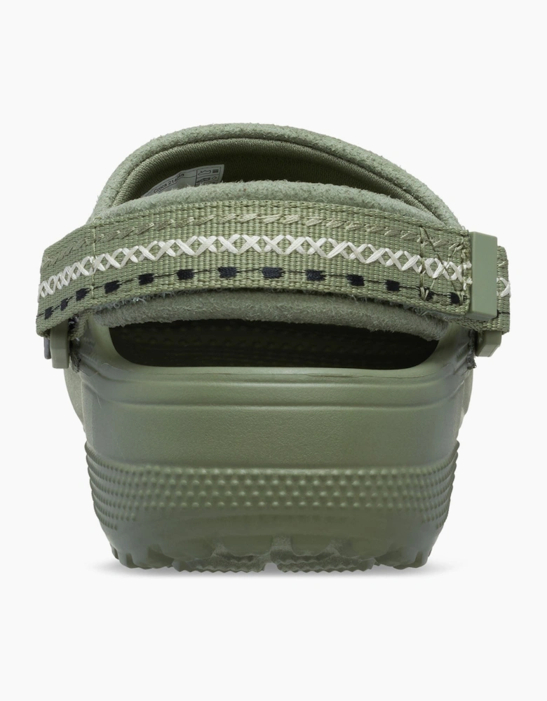 Crocs Classic Crafted Stitch Textile Blend Women's Cargo Clogs