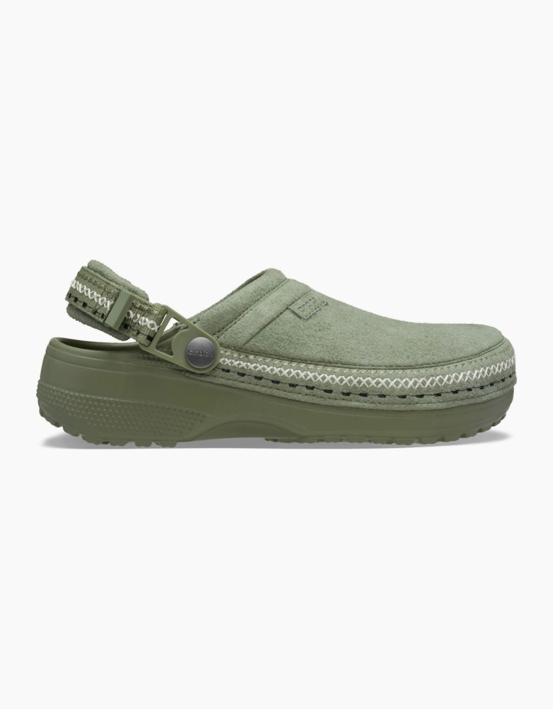 Crocs Classic Crafted Stitch Textile Blend Women's Cargo Clogs
