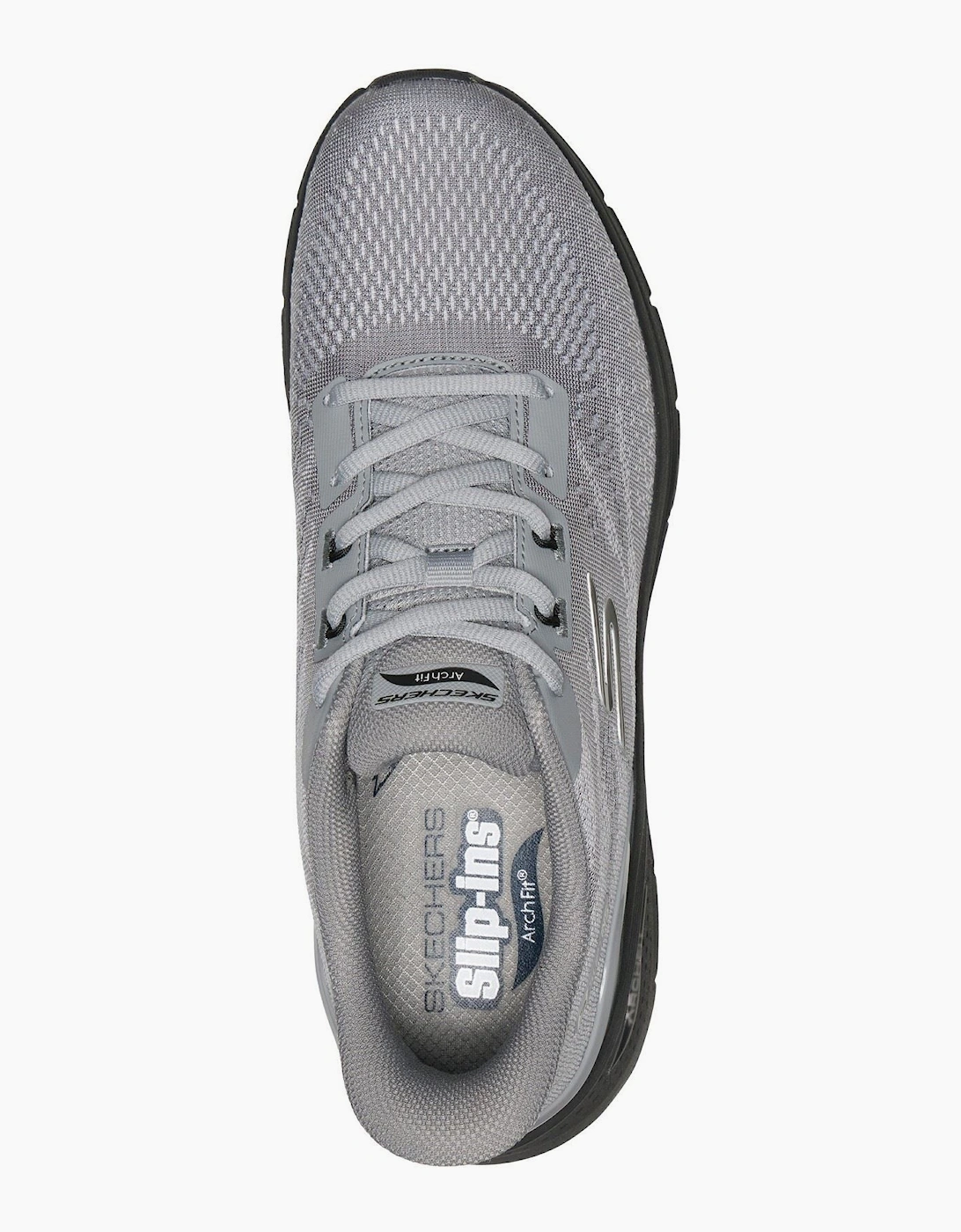 Skechers Arch Fit 3.0 Textile Men's Grey/Black Trainers