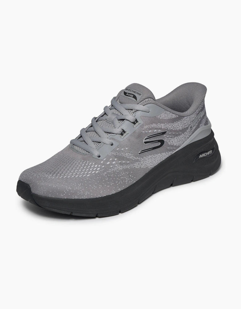Skechers Arch Fit 3.0 Textile Men's Grey/Black Trainers