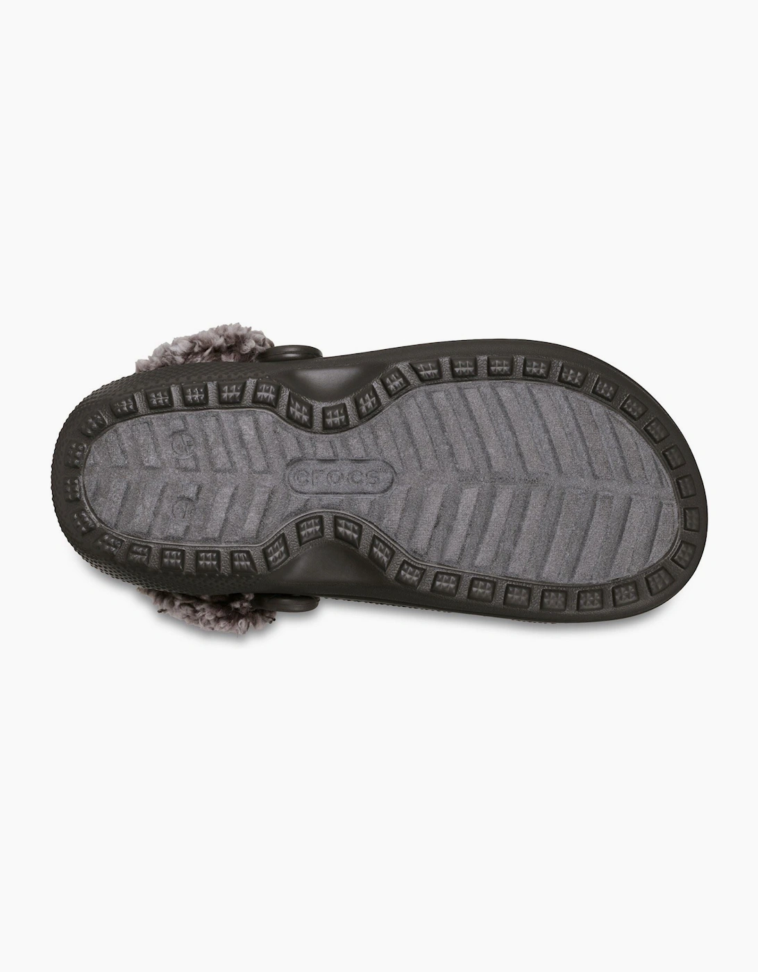 Crocs Classic Fleece Lined Polyester Blend Men's Dark Cocoa Clogs