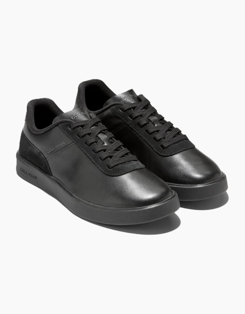 Cole Haan Grand Crosscourt Packaway Leather Men's Black Trainers