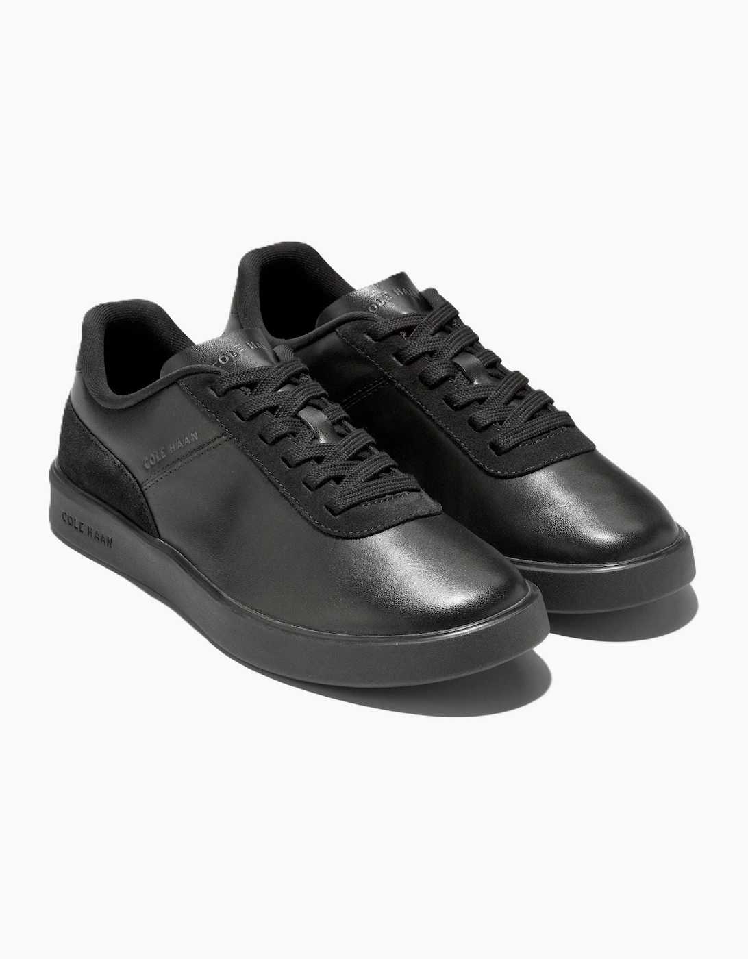Cole Haan Grand Crosscourt Packaway Leather Men's Black Trainers